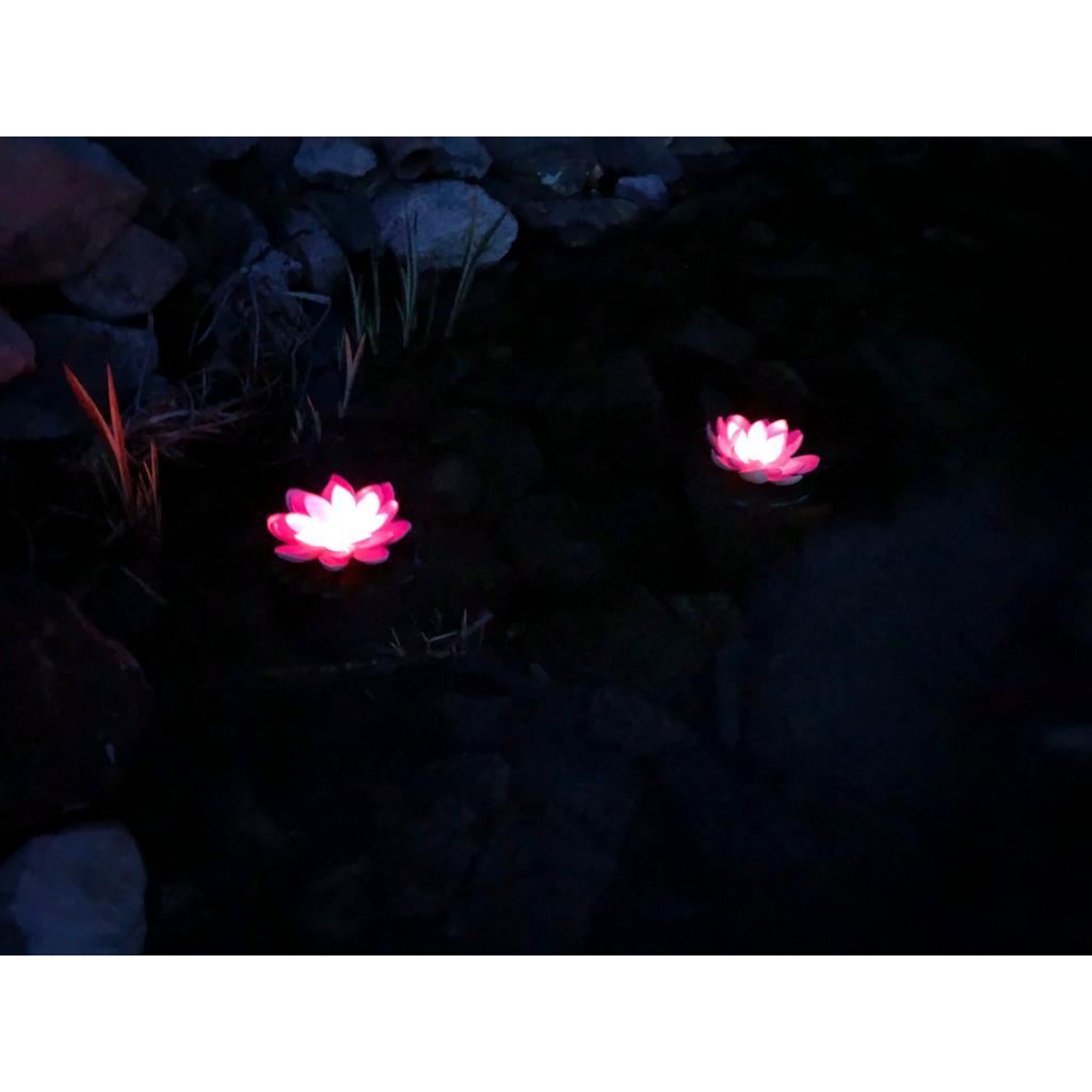 Lampa solara de gradina/apa, LED, floare de nufar roz, 18x18x6 cm ,Lampa solara de gradina/apa, LED, floare de nufar roz, 18x18x6 cm  GartenVIP DiyLine