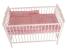 Lenjerie MyKids Crown Pink 3 Piese 140x70 GreatGoods Plaything