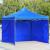 Cort Pavilion 3x3m Albastru cu 3 Pereti Laterali Detasabili pentru Petrecere, Evenimente, Curte sau Gradina