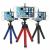 Suport Mini Trepied Flexibil Multifunctional pentru Telefon sau Camera Video, Albastru