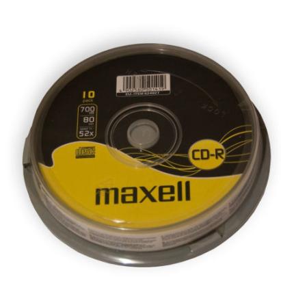 CD-R MAXELL 700MB 52X CAKE 10 EuroGoods Quality
