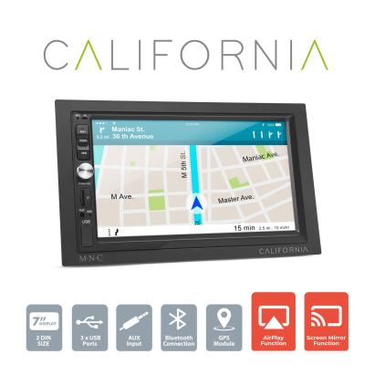 Player auto „California” - 2 DIN - 4 x 50 W - WiFi - BT - MP5 - AUX - SD - USB Best CarHome