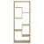 Raft de Perete, Culoare Stejar Sonoma, Dimensiuni 36x16x90 cm, Material PAL, Suspendabil