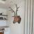Cap de Cerb cu Coarne Decorativ, Aspect Realistic 65 x 35 cm