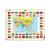 Puzzle maxi Asia cu steaguri (limba engleza), orientare tip vedere, 70 de piese, Larsen EduKinder World