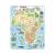 Puzzle maxi Harta Africii cu animale, orientare tip portret, 63 de piese, Larsen EduKinder World