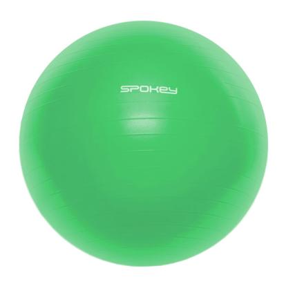 Minge fitness Spokey Fitball III, 65 cm, verde, cu pompa inclusa OutsideGear Venture