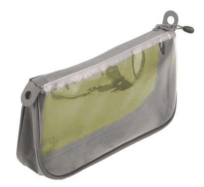 Pouch transparent See Pouch Lime Grey, 1 litru OutsideGear Venture