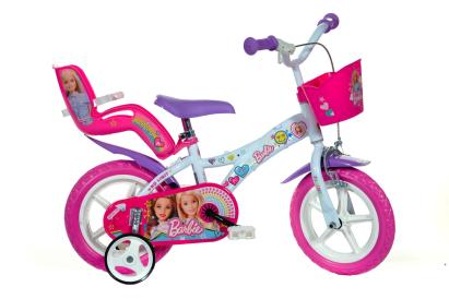 Bicicleta copii 12" - Barbie la plimbare PlayLearn Toys