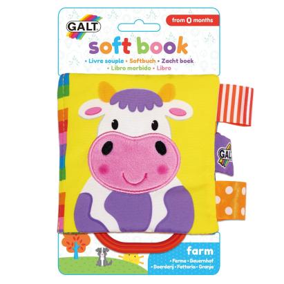 Soft Book: Carticica moale Farm PlayLearn Toys