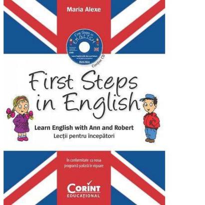 First Steps in English. Lectii pentru incepatori (contine CD audio) PlayLearn Toys