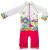 Costum de baie Flowers marime 98- 104 protectie UV Swimpy for Your BabyKids