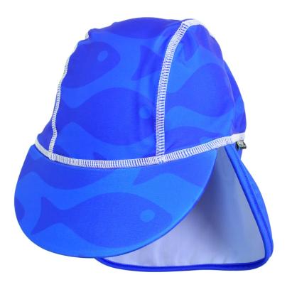 Sapca Fish blue 0- 1 ani protectie UV Swimpy for Your BabyKids