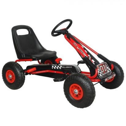 Kart M-Toys cu pedale si volan, Rosu for Your BabyKids
