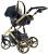 Carucior 3 in 1 Baby Merc Faster 3 Limited Edition - L/143 Cadru Gold GreatGoods Plaything