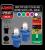 Bec tip LED 12V iluminat bord soclu plastic B8,5d 2buc- Albastru Garage AutoRide
