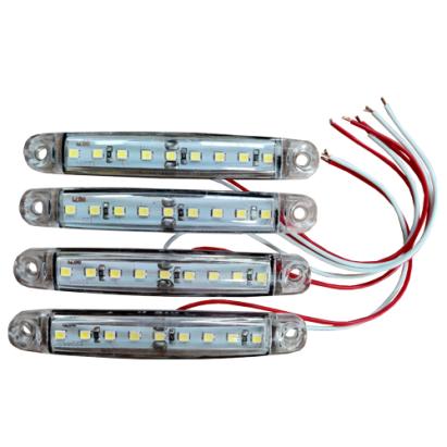 Lampa gabarit cu 9 LED-uri 12/24V set 4buc - Alb Garage AutoRide