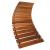Poteca de gradina din lemn, maro, 30x400 cm GartenVIP DiyLine