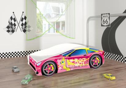 Pat Tineret MyKids Race Car 08 Pink-160x80 GreatGoods Plaything